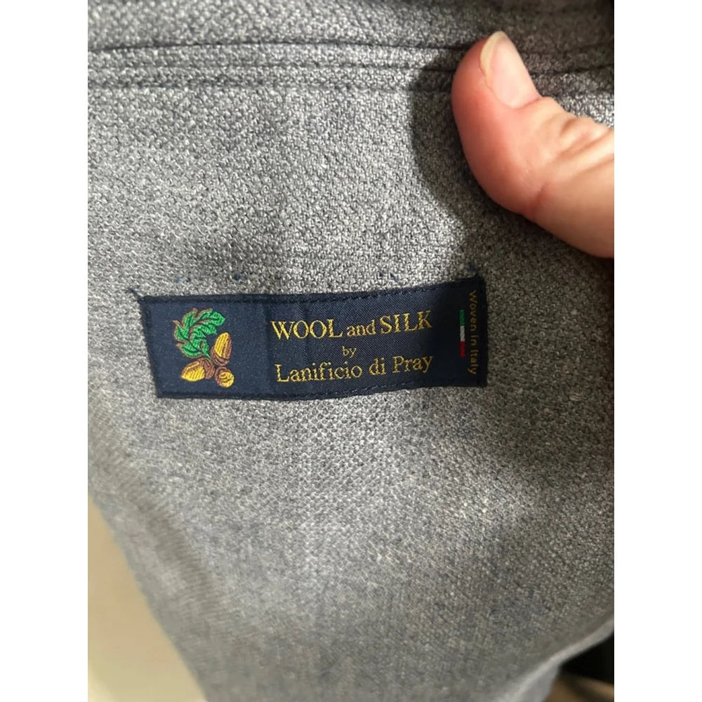 NWT Men's Thom Hudson Gray Wool & Silk Sport Coat Blazer Size 42R
